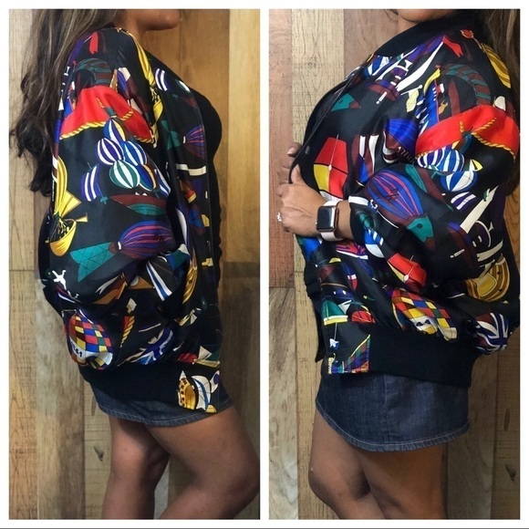 Funky vintage bomber jacket - Picture 5 of 6